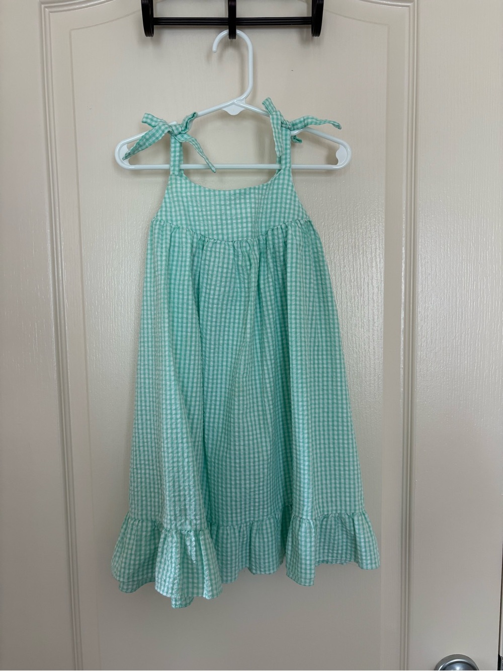 PA Classics Green Gingham Dress